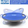 Yes4All Plastic Wobble Balance Board-Round Balance Trainer Board, Wobble Board for Standing Desk, Core Training, Home Gym Workout, Plastic view 2