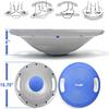 Yes4All Plastic Wobble Balance Board-Round Balance Trainer Board, Wobble Board for Standing Desk, Core Training, Home Gym Workout, Plastic view 3