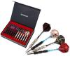 WINSDART Darts Metal Tip Set Professional Metal Darts for Dartboard Steel Tip Darts with Nonslip Iron Barrel Aluminum Dart Shafts,Extra Flights,Dart Sharpener,Gift Box view 1