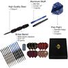 WINSDART Darts Metal Tip Set Professional Metal Darts for Dartboard Steel Tip Darts with Nonslip Iron Barrel Aluminum Dart Shafts,Extra Flights,Dart Sharpener,Gift Box view 4