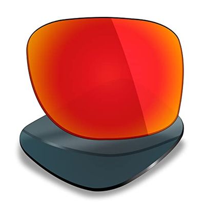 Mryok Polarized Replacement Lenses for Oakley Disclosure OO4110 Sunglasses, HD Polarized, UV Protection, Impact Resistant & Perfectly Fit - Fire Red