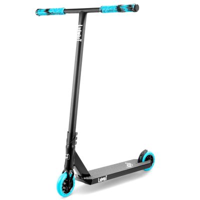 LMT01-V2 Professional Scooter-Trick Scooter-Intermediate Professional Stunt Scooter Suitable - Children, Teenagers Adults 8 Years Old Above-Durable (Black Blue)