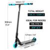 LMT01-V2 Professional Scooter-Trick Scooter-Intermediate Professional Stunt Scooter Suitable - Children, Teenagers Adults 8 Years Old Above-Durable (Black Blue) view 2