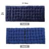 REDCAMP Folding Cot Pads for Sleeping Extra Thick, Soft Comfortable Velvet Cotton Camping Cot Mattress Pad for Backpacking Hiking, Blue 75x28 inches view 2