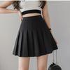 TONCHENGSD Women's High Waist Pleated Mini Skirt Skater Tennis Skirt (Black,L) view 3
