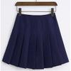 TONCHENGSD Women's High Waist Pleated Mini Skirt Skater Tennis Skirt (Navy Blue, XXL) view 3