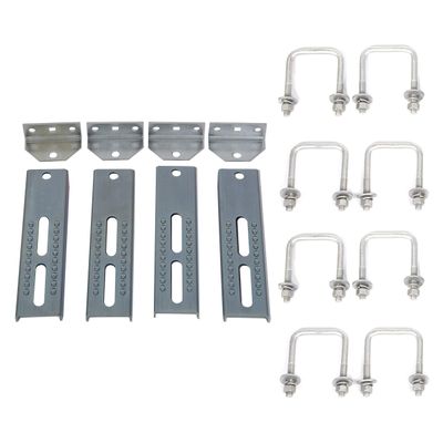 KUAFU Standard 10 inch Boat Trailer Bunk Brackets & Galvanized Square U-Bolts UBolt U Bolt Durable