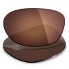Mryok Polarized Replacement Lenses for Oakley Obligation OO2034 Sunglasses, HD Polarized, UV Protection, Impact Resistant & Perfectly Fit - Bronze Brown view 1