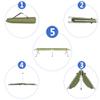 Guangshuohui Camp Bed, Portable Folding Camping Cot for Adults,Indoor Outdoor Portable Sleeping Cot for Hiking, Camping with Carrying Bag Army (Green) view 4