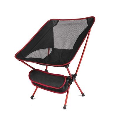 Adjustable Chairs Travel Ultralight Folding Chair Superhard High Load Outdoor Camping Chair Portable Beach Hiking Picnic Seat Fishing Tools Chair Happy (Color : Red)