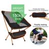 Adjustable Chairs Travel Ultralight Folding Chair Superhard High Load Outdoor Camping Chair Portable Beach Hiking Picnic Seat Fishing Tools Chair Happy (Color : Red) view 4