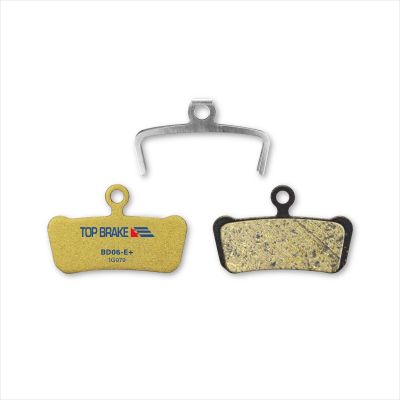 TOP BRAKE Disc Electric Bike Brake Pads for AVID Elixar 7/9/XO Trail SRAM G2,Guide R/RS/RSC/Ultimate | E-Bikes, E-MTB, Bike Parking | E-Bike Compound,Long Lasting,Premium E+ Version,Gold