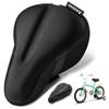 ANZOME Kids Gel Bike Seat Cushion Cover, 9"x6" Memory Foam Child Bike Seat Cover Extra Soft Small Bicycle Saddle Pad, Kids Bicycle Seat Cover with Water&Dust Resistant Cover view 1