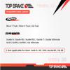TOP BRAKE Disc Mountain Bike Brake Pads Compatible with SRAM G2,Guide R/RS/RSC/UltimateAVID Elixar 7/9/XO Trail | MTB, Downhill, Trail bikes| Ceramic Compound, Silent option, Performance version, Red view 3