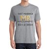Just Married Shirt Personalized His and Her Tee Matching Newlywed Mrs Mr Outfits view 2