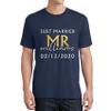 Just Married Shirt Personalized His and Her Tee Matching Newlywed Mrs Mr Outfits view 2
