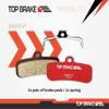 TOP BRAKE Disc Bicycle Brake Pads for Shimano Saint BR-M810 Zee M640 M9120, Deore XT BR-M8020, M8120,M6120,BR-MT420,MT510,MT520 Tektro HD M745 735 725 750 TRP,SL,Slate T4,G-Spec Quadiem view 4