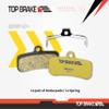 TOP BRAKE Disc Bike Brake Pads for Shimano Saint BR-M810 M820 Zee M640 XTR-M9120, Deore XT BR-M8020, M8120,M6120,BR-MT420,MT510,MT520 Tektro HD M745 735 725 750 TRP,SL,Slate T4,G-Spec Quadiem, view 3