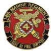 14th Marine Regiment LAPEL PIN OR HAT PIN - Size 1" - VETERAN OWNED BUSINESS view 1