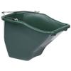 Little Giant 20 QT. Plastic Flat Back Livestock Feed Bucket, Green (2 Pack) view 2