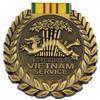 Vietnam Service Dragon LAPEL PIN OR HAT PIN - Size 1" - VETERAN OWNED BUSINESS view 1