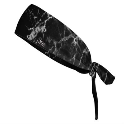 TreadBands All Terrain Tieback Non Slip Headband - Designs. Guaranteed to Stay in Place, Keeps Sweat Out of Your Eyes, Patented Grip Technology. (Designs - Edge)