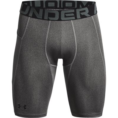 Under Armour Men's HeatGear Pocket Long Shorts, 090 Gray, 3XL
