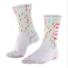 FALKE Unisex BC Impulse Peloton Cycling Socks, Breathable Quick Dry, Mid Calf, Ultra Thin Cushion, Lightweight, White (White 2007), 5-6, 1 Pair view 1