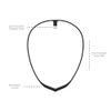 Upright Magnetic Necklace (Necklace Only) for GO S and GO 2 Posture Trainer (Black) view 4
