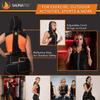SaunaTek Women's Sauna Sweat Suit Paneled Hooded Vest for Exercise and Heat Training, Neoprene, X-Large view 4