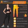SaunaTek Women's Sauna Sweat Suit Paneled Legging for Exercise and Heat Training, Neoprene, X-Large view 2
