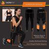 SaunaTek Women's Sauna Sweat Suit Paneled Legging for Exercise and Heat Training, Neoprene, X-Large view 3