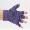 AndeanSun Darn Warm Alpaca Fingerless Gloves 2023 Updated US Sizing-Perfect Fit (Purple and Blue - 90% Alpaca, Medium) view 2