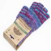 AndeanSun Darn Warm Alpaca Fingerless Gloves 2023 Updated US Sizing-Perfect Fit (Purple and Blue - 90% Alpaca, Medium) view 4