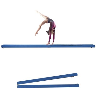 Trademark Innovations Gymnastics Foam Floor Folding Balance Beam for Home