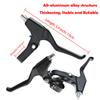 Farbetter Mechanical Bike Disc Brake Kit, Including Front and Rear Caliper, Brakes Cables, Brake Levers, 160mm Rotor, with Cable End Tips Caps, Rotating S-Hook Clips, Disc Rotor Adjuster (Black) view 3
