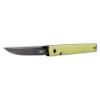 CRKT CEO Everyday Carry EDC Pocket Folding Knife with Liner Lock: Stainless Steel Plain Edge Blade, Glass-Reinforced Nylon Handle, Pocket Clip, 7096YGK view 3
