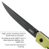 CRKT CEO Everyday Carry EDC Pocket Folding Knife with Liner Lock: Stainless Steel Plain Edge Blade, Glass-Reinforced Nylon Handle, Pocket Clip, 7096YGK view 4