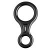 Azarxis 35 kN Climbing Rescue Figure 8 Descender Rigging Plate Heavy Duty & Large & High Strength Rappel Device Equipment for Rappelling, Belaying, Tree Climbing, Aerial Silks Rigging (Black) view 1