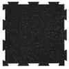 Playsafer Genaflex Lite Rubber 8mm Interlocking Tiles for Gym Flooring - Exercise Equipment, Exercise Areas - 20" X 20" (Grey/Black, 30 Tiles - 81 Sq. Ft.) view 1