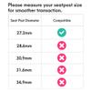 Satori Harmony Road Mountain Bike Bicycle Suspension Seatpost 27.2x350mm Travel 40mm view 4