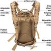 FieldTEQ Tactical Backpack, Tactical Backpack for Men, Military Backpack for Bug Out Bag Supplies, Army Bag Hiking Backpacks, Heavy Duty Backpack Laptop, Moelle Webbing 70 Liters Camouflage view 4