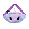 AIBEARTY Rainbow Unicorn Panda Plush Fuzzy Fanny Pack Waist Bag Cute Bum Bag for Girls Boys view 3