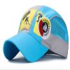 Kangqifen Boys Girls Summer Quick-Drying Outdoor Baseball Cap Sun Protection Hat Light Blue view 2