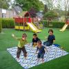 FashionLive Beach Blanket Picnic Blanket Outdoor Mat Extra Large Waterproof Sand Proof Camping Blanket Lightweight Folding Portable Travel Blanket for Family Park Beach Grass, 79"x57" view 2
