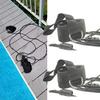 AUXPhome Swimmer Swim Lap Swim Training Leash, Swim Ankle Strap Stationary,Swimming Training Belt,Powerful Aquatic Resistance Belt Ideal for Swimming Enthusiasts view 4