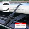 WONITAGO Premium 'No Scratch' Silicon Tie Down Cam Straps for Surfboards, Kayaks, SUP Paddleboards, Canoes, Snowboards 9ft (Pair) view 3