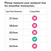 Satori Harmony Road Mountain Bike Bicycle Suspension Seatpost 31.6x350mm Travel 40mm view 4
