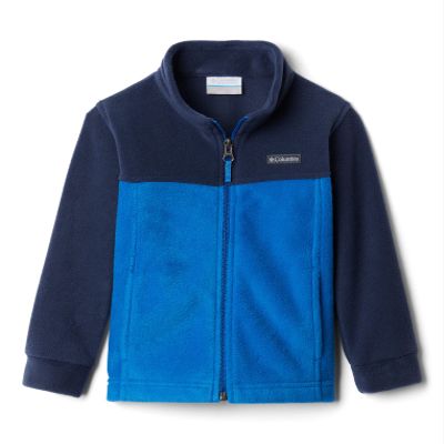 Columbia Kids Baby Boy's Steens Mt II Fleece (Toddler) Bright Indigo/Collegiate Navy 3T Toddler