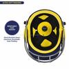 DSC Bouncer Cricket Helmet | Navy Blue | Size: Medium | for Men & Boys | Steel Grill | Adjustable Back Support Strap | Removable and Washable Sweatband | Lightweight view 2